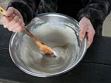 野外料理  - ピザ作り