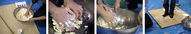 野外料理 - ほうとう作り